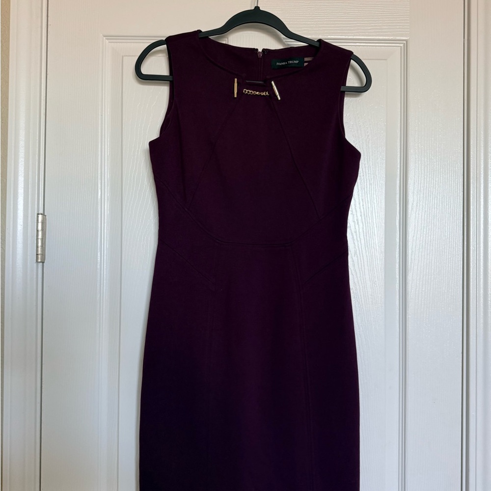 Ivanka Trump Women's Purple Midi Dress